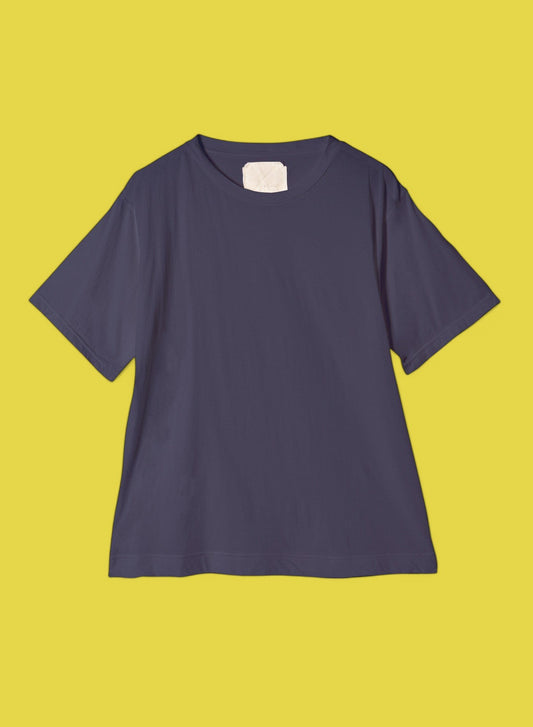 Hi-Soft 36Gage Jersey, SS Reg. Shape Crew Tee,  #112989, NAVY