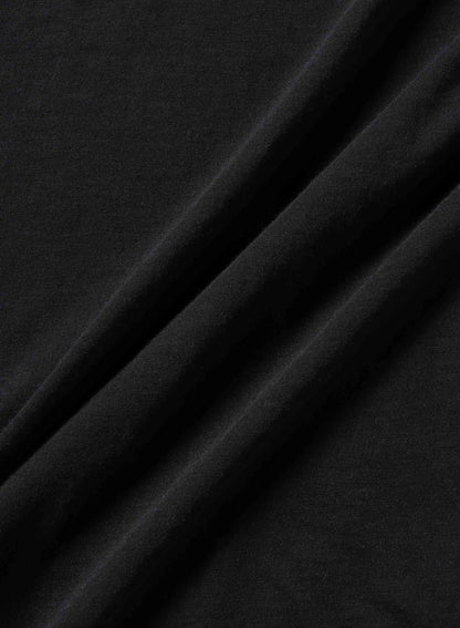 Hi-Soft 36Gage Jersey, SS Loose. Shape Crew Tee, #112991, Black