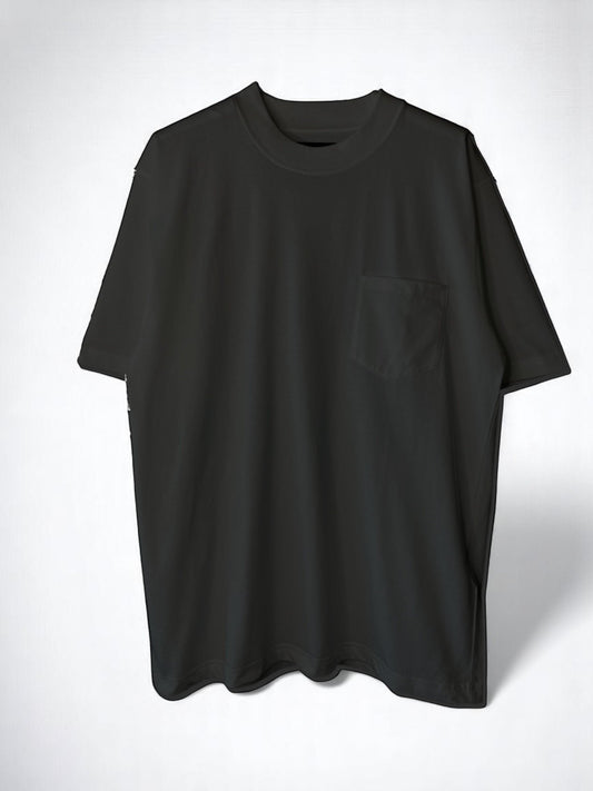 Non-Fuzz Heavyset JZ., #1310042, S/S CREW w/PKT, BLACK