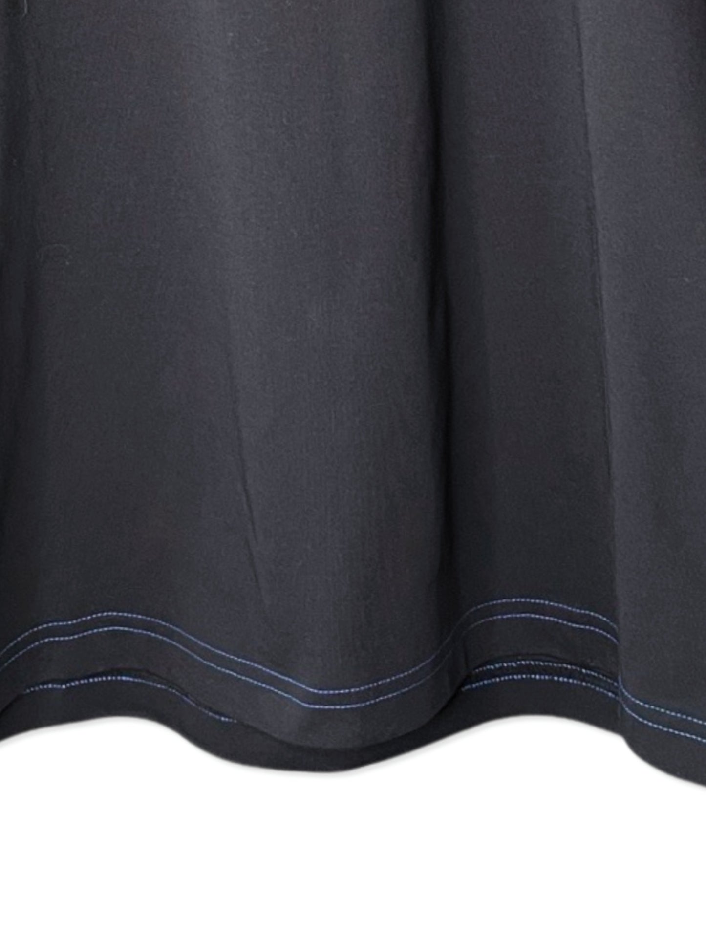 Non-Fuzz Heavyset JZ., #1310043, S/S CREW w/Union Stitch, BLACK W/BLUE