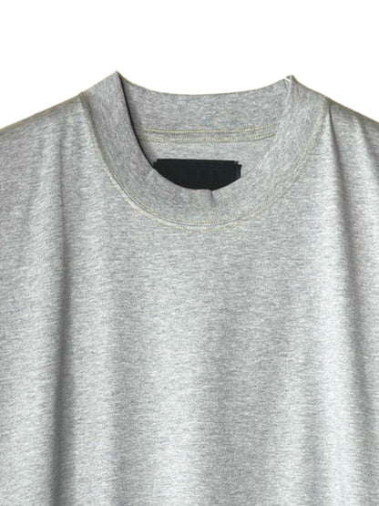 Non-Fuzz Heavyset JZ., #1310043, S/S CREW w/Union Stitch, Ht.GRY w/YEL