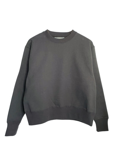 ***UNISEX*** Cotton Fleece, LS Crew Top, 100%cotton, #1320051, WARM CHARCOAL