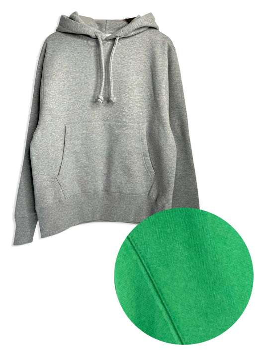 ***UNISEX*** Cotton Fleece, LS HODDED PULLOVER, 1320052,  100%cotton, GREEN