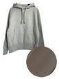 ***UNISEX*** Cotton Fleece, LS HODDED PULLOVER, 1320052,  100%cotton, WARM CHARCOAL
