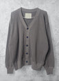 Waffle Rib Combo Tube,UNISEX Cardigan. #1410063, CHARCOAL