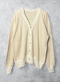 Waffle Rib Combo Tube,UNISEX Cardigan. #1410063, NATURAL