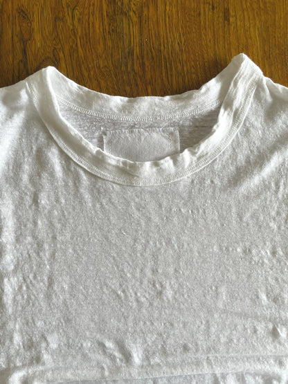 Hemp Jersey, S/S CREW, VLR1410064, Hemp 100%, WHITE
