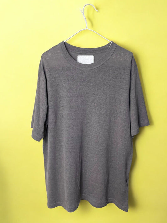 Hemp Jersey, S/S CREW, VLR1410064, Hemp 100%, CHARCOAL