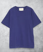 Old Cotton JZ Combo SS Crew Back Panel Contrast,100%Cotton x 70%Cotton30%Polyester, #181759, NAVY