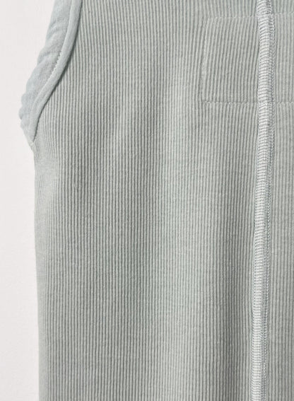 Cotton Cashmere Rib, TANKTOP, #322736, 90%cotton 10%cashmere, DUST MINT