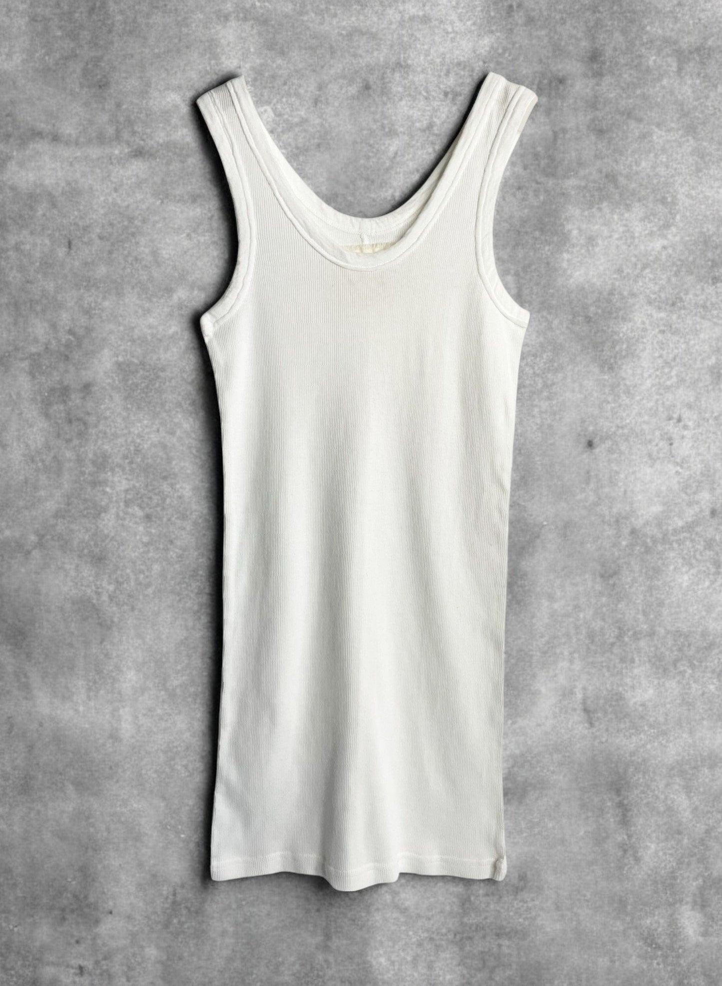 Cotton Cashmere Rib, TANKTOP, #322736, 90%cotton 10%cashmere, WHITE