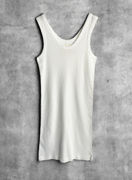 Cotton Cashmere Rib, TANKTOP, #322736, 90%cotton 10%cashmere, WHITE