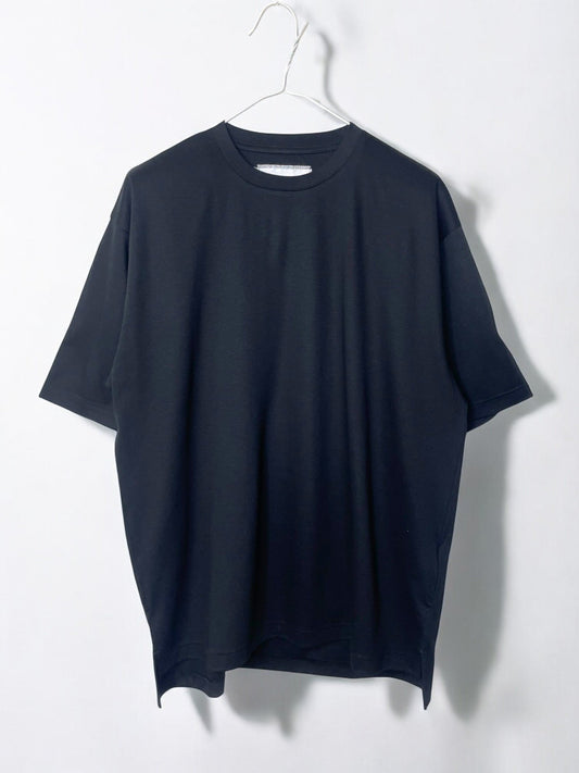 Smooth Basic (Cotton), 351769, S/S LOOSE CREW, BLACK