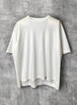 Smooth Basic (Cotton), 351769, S/S LOOSE CREW, WHITE