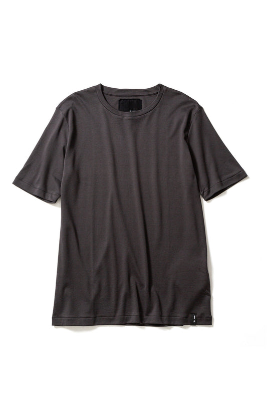 Baby Cotton Smooth, SS Crew T-shirts, CHARCOAL, #361384M