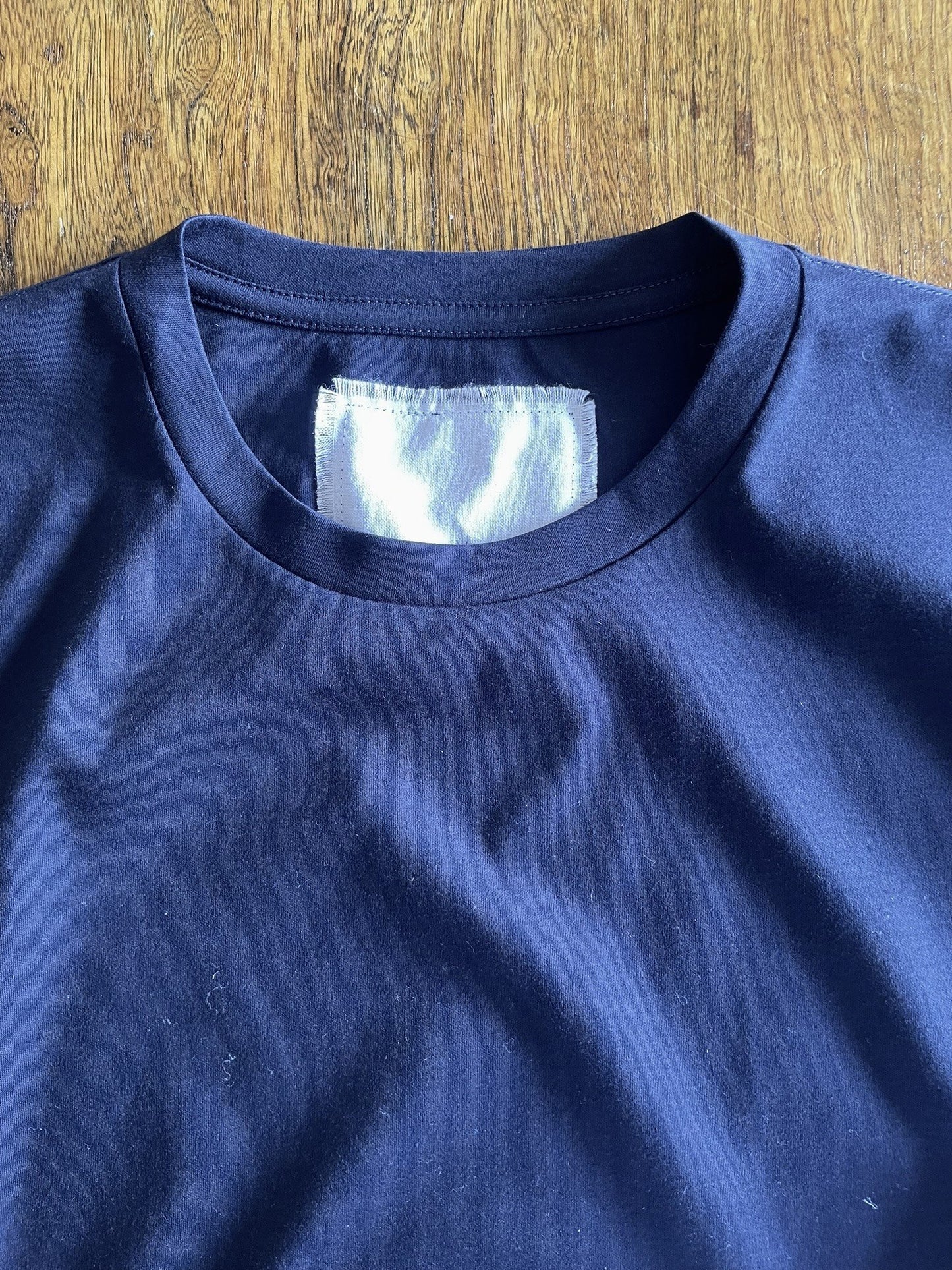 SUPIMA COTTON SMOOTH, #731110, S/S CREW, NAVY