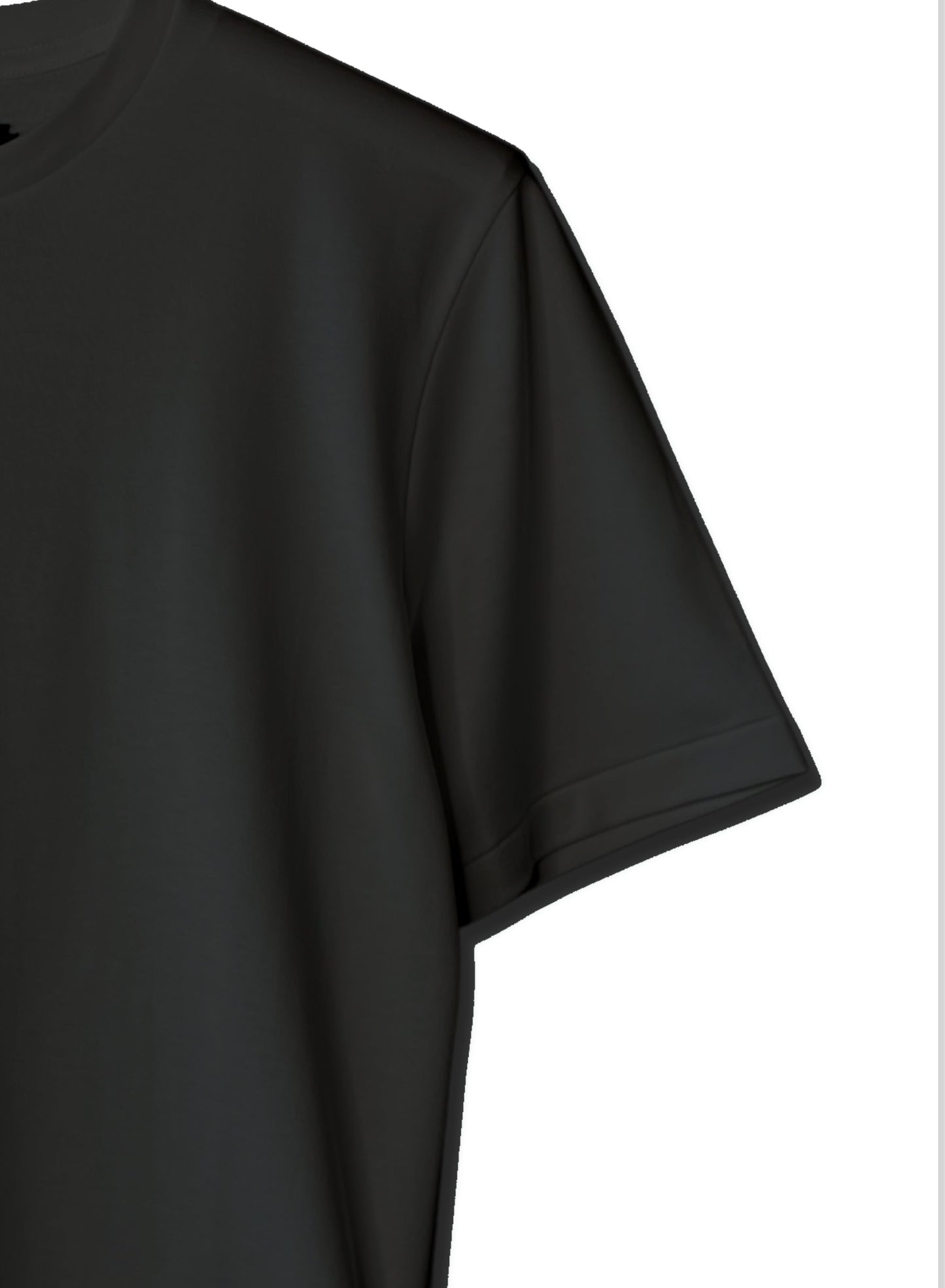 SUPIMA COTTON SMOOTH, #731110, S/S CREW, BLACK