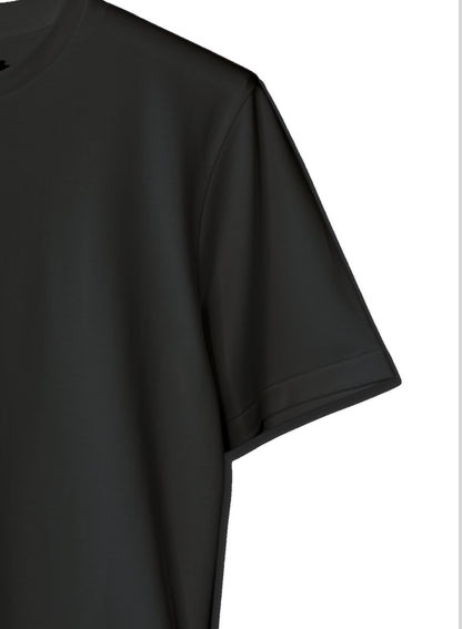 SUPIMA COTTON SMOOTH, #731110, S/S CREW, BLACK