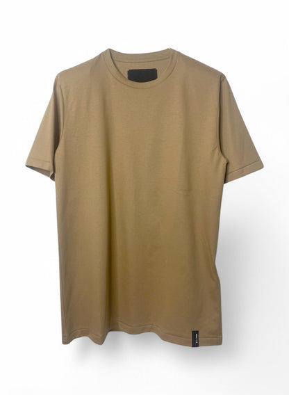SUPIMA COTTON SMOOTH, #731110, S/S CREW, CAMEL