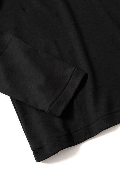 Baby Cotton Smooth, LS Crew T-shirts, BLACK,  #782021M