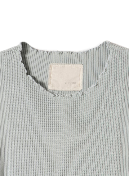 Waffle Rib Combo Tube,  Tanktop. #802-747, GREY