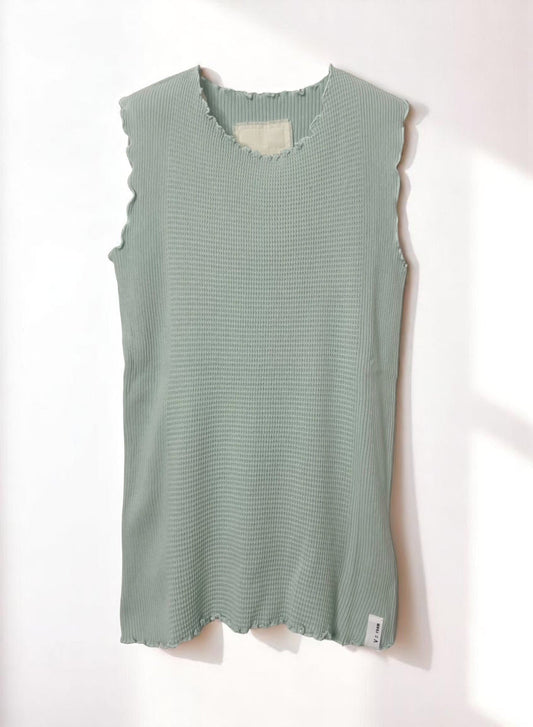 Waffle Rib Combo Tube, Tank top. #802-747, DUST MINT