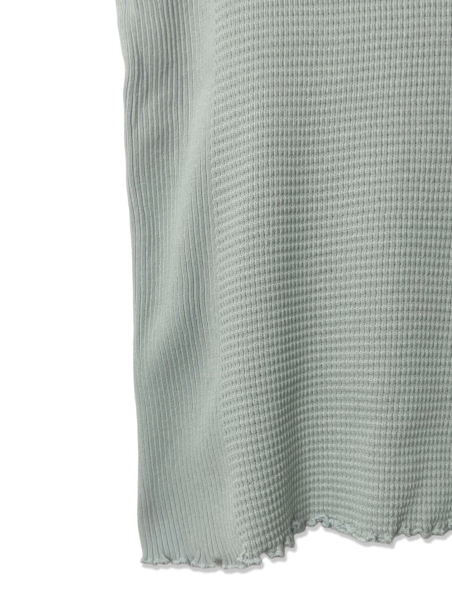Waffle Rib Combo Tube, Tank top. #802-747, DUST MINT