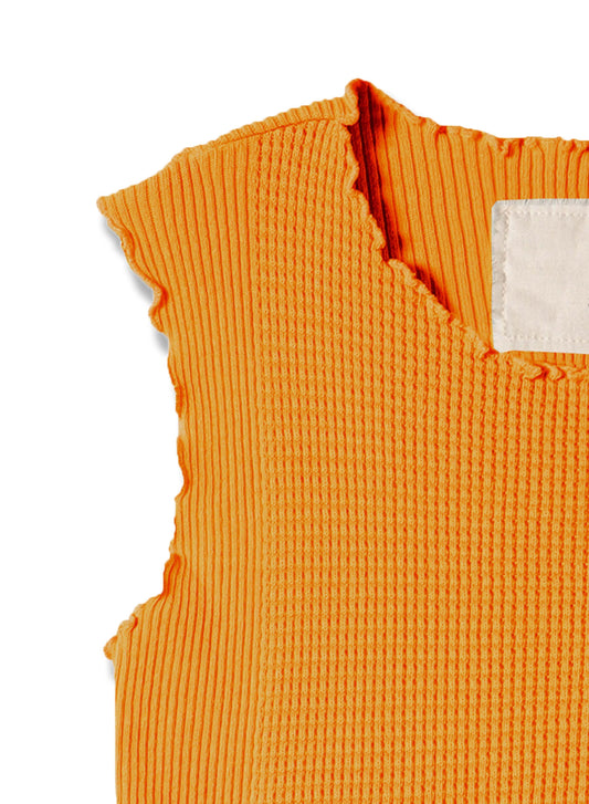 Waffle Rib Combo Tube, Tank top. #802-747, MARMALADE