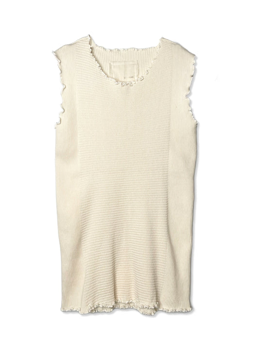 Waffle Rib Combo Tube, Tank top. #802-747, NATURAL