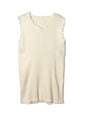 Waffle Rib Combo Tube, Tank top. #802-747, NATURAL