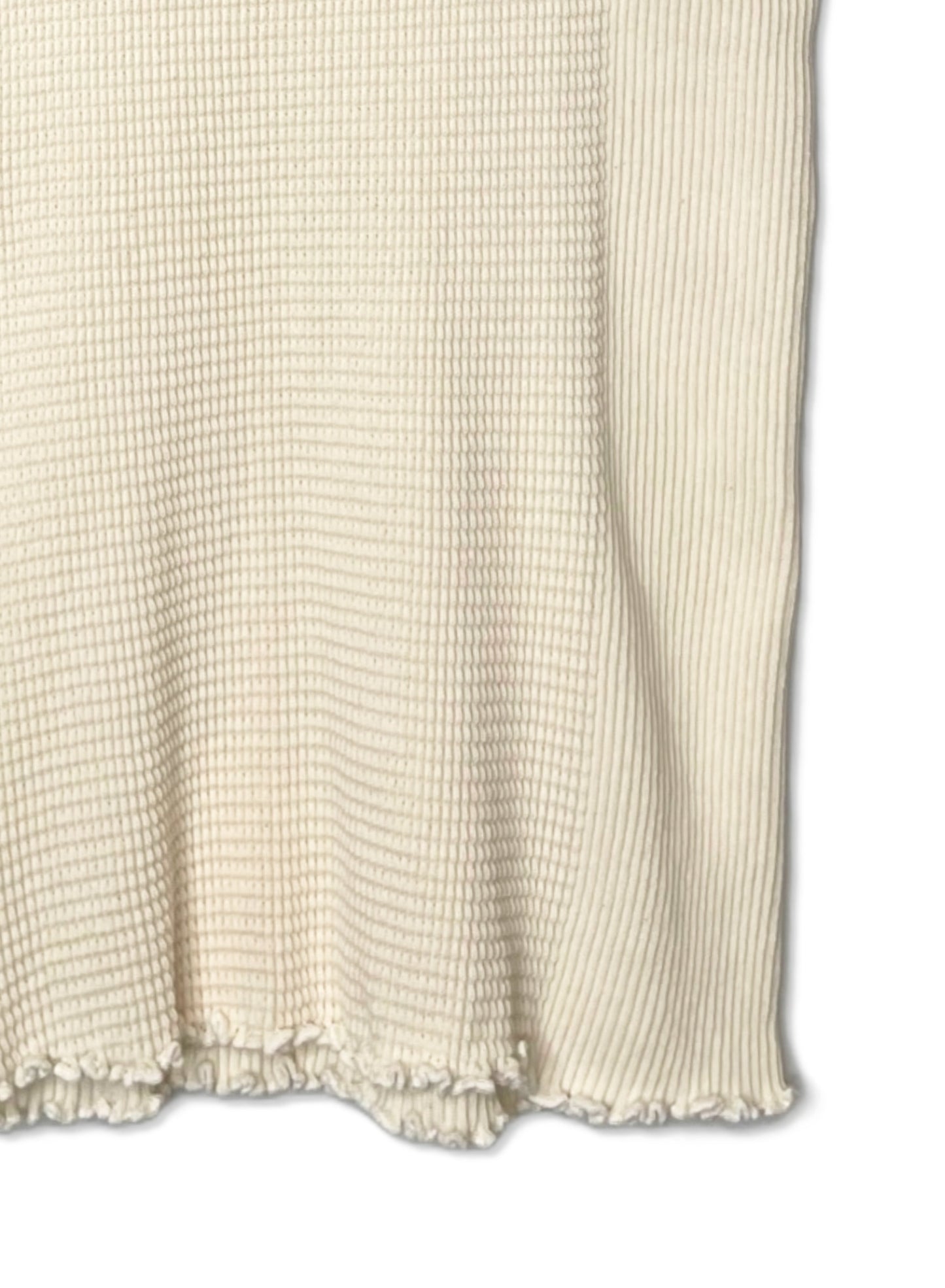 Waffle Rib Combo Tube, Tank top. #802-747, NATURAL