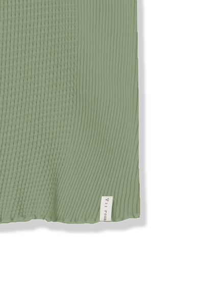 Waffle Rib Combo Tube, Tank top. #802-747, SAGE