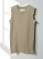 Waffle Rib Combo Tube, Tank top. #802-747, SAND KHAKI