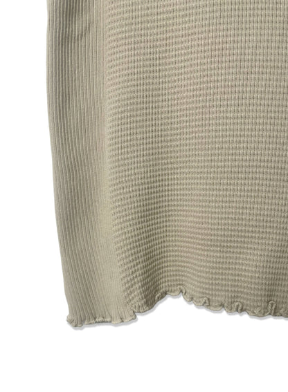 Waffle Rib Combo Tube, Tank top. #802-747, SAND KHAKI