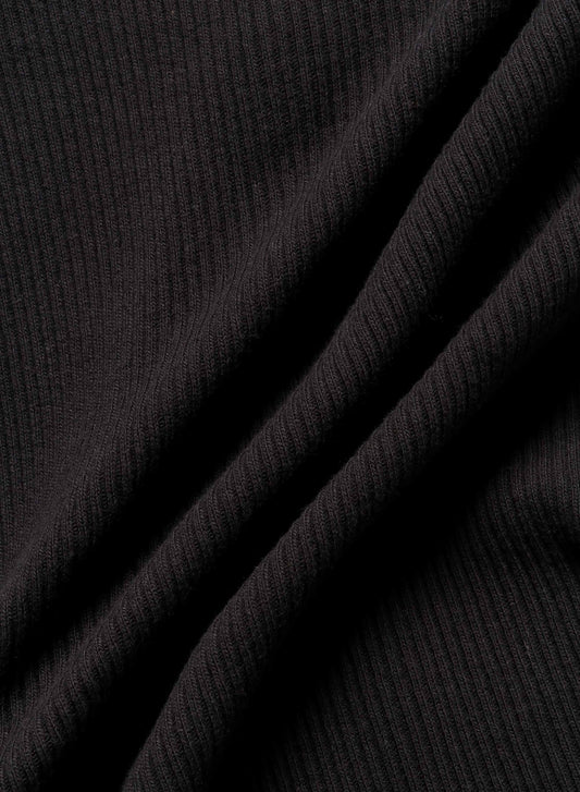 Waffle Rib Combo Tube, Jogger Leggings, #821-790, Black