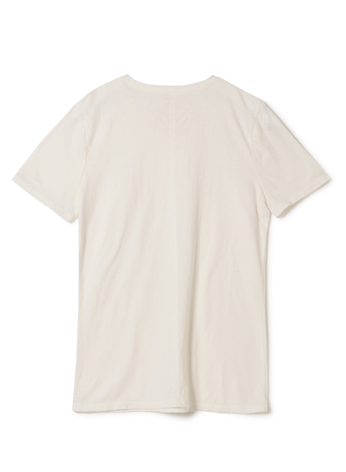 Reverse Cotton 32Gage Jersey, SS Basic Crew Tee, #812-766, WHITE