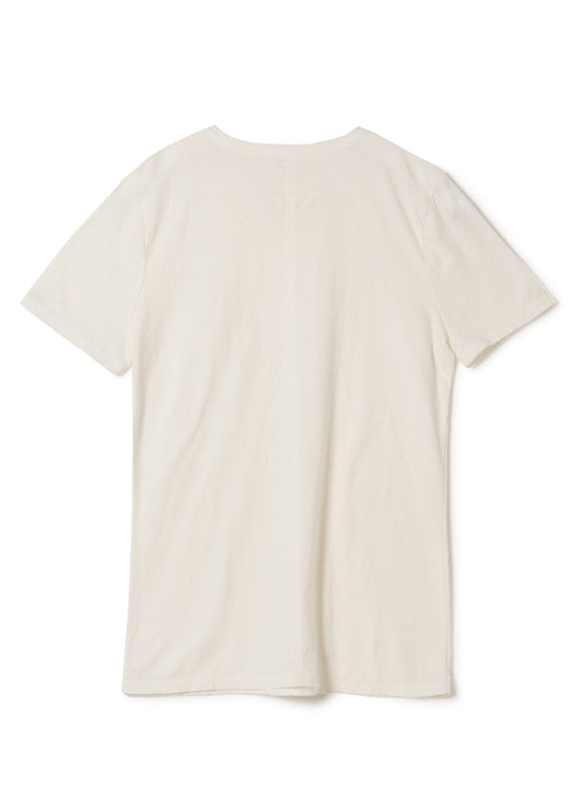 Reverse Cotton 32Gage Jersey, SS Basic Crew Tee, #812-766, WHITE