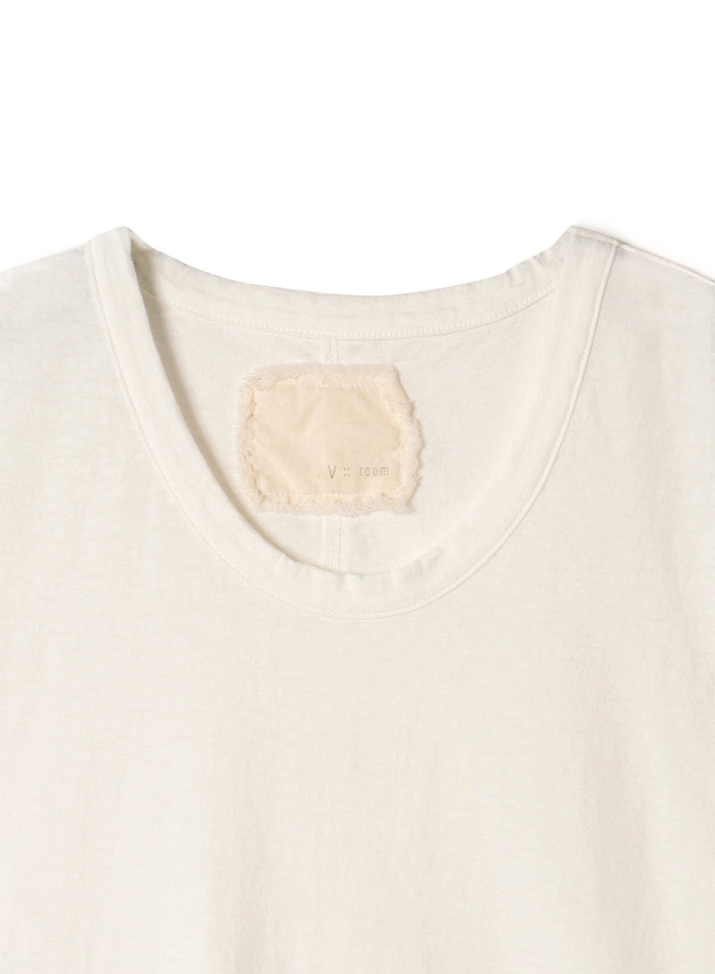 Reverse Cotton 32Gage Jersey, SS Basic Crew Tee, #812-766, WHITE