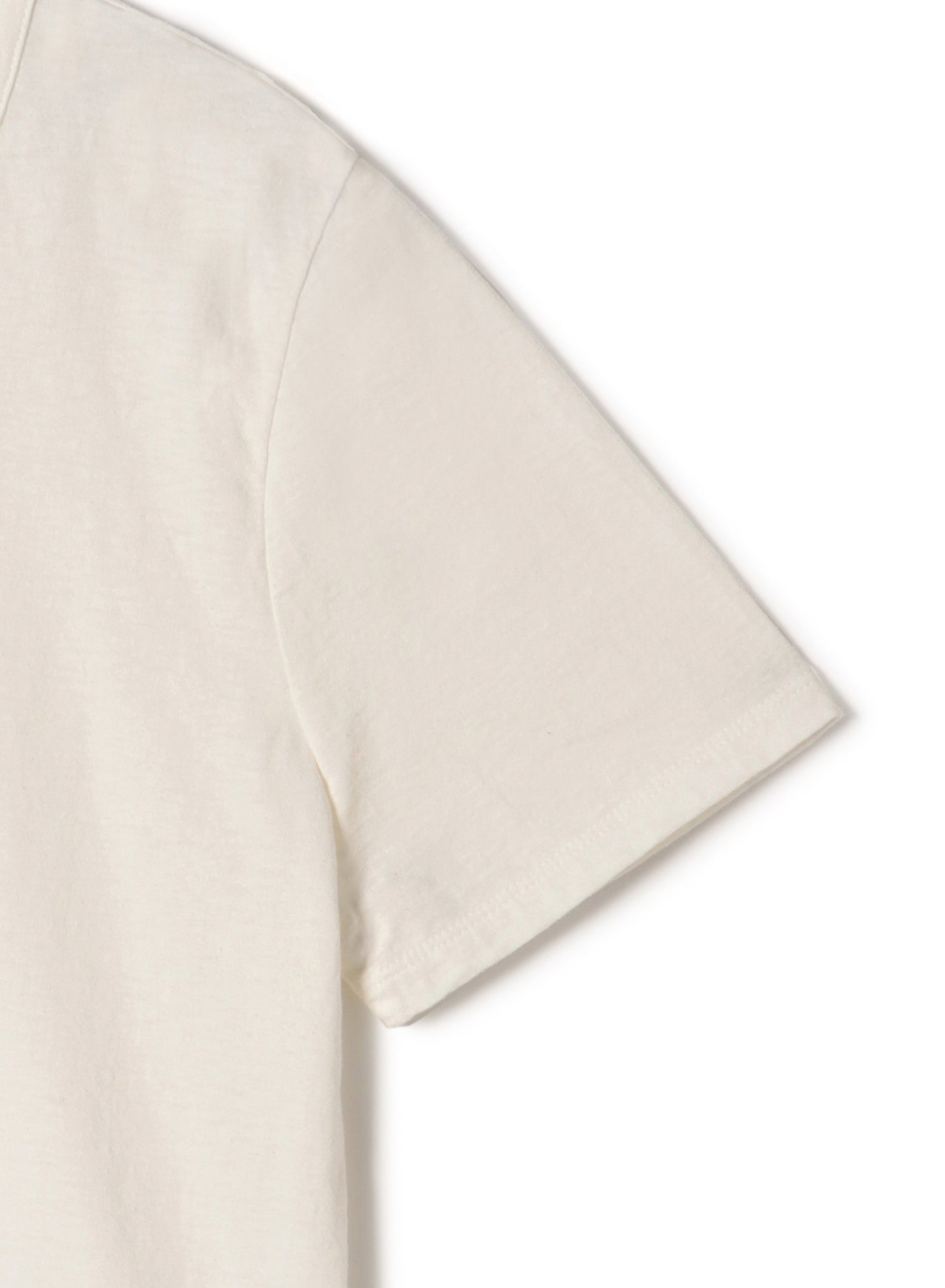 Reverse Cotton 32Gage Jersey, SS Basic Crew Tee, #812-766, WHITE