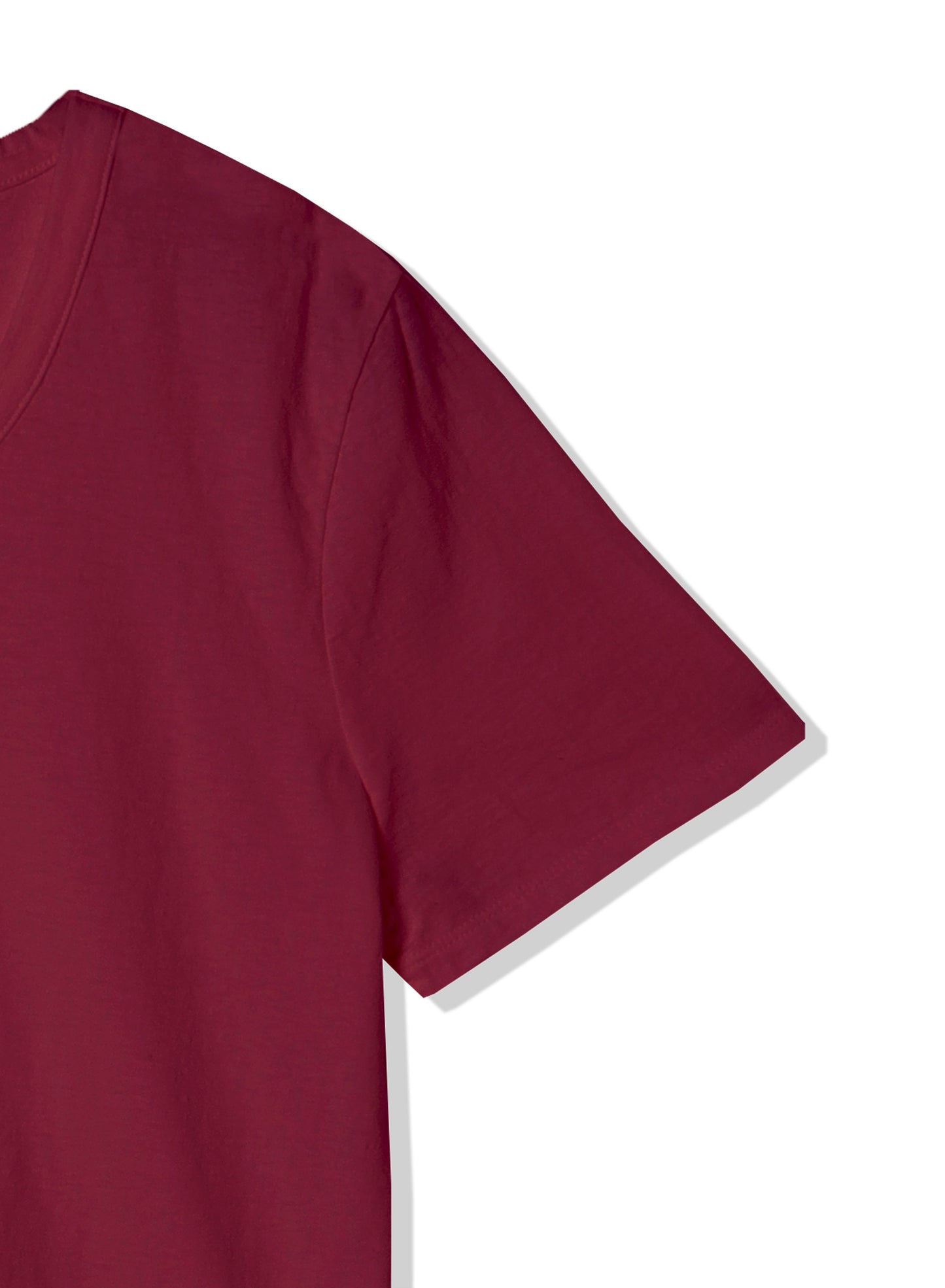Reverse Cotton 32Gage Jersey, SS Basic Crew Tee, #812-766, BURGANDY