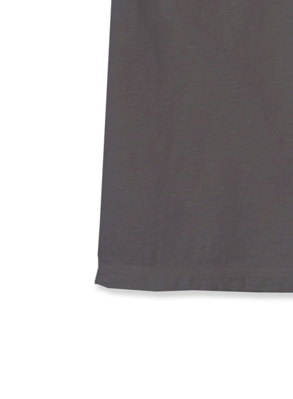 Reverse Cotton 32Gage Jersey, SS Basic Crew Tee, #812-766, DARK CHARCOAL