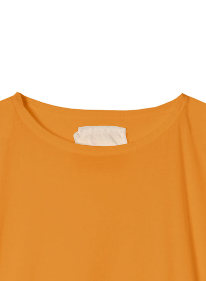 Reverse Cotton 32Gage Jersey, #812-768, SS Drop Shoulder Boat Neck Tee, MARMALADE