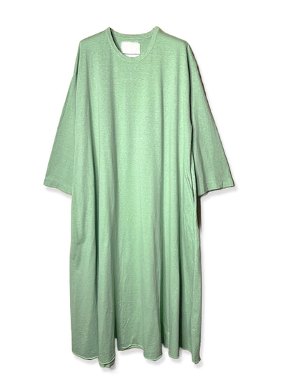 Reverse Cotton 32Gage Jersey, Dress, ＃812-770, SAGE
