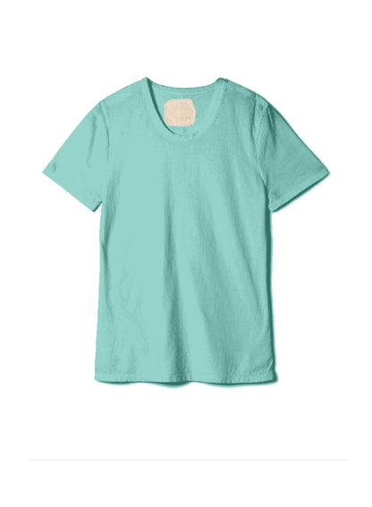 Hi-Soft 36Gage Jersey, SS Basic Crew Tee, #812-771, BAY BLUE