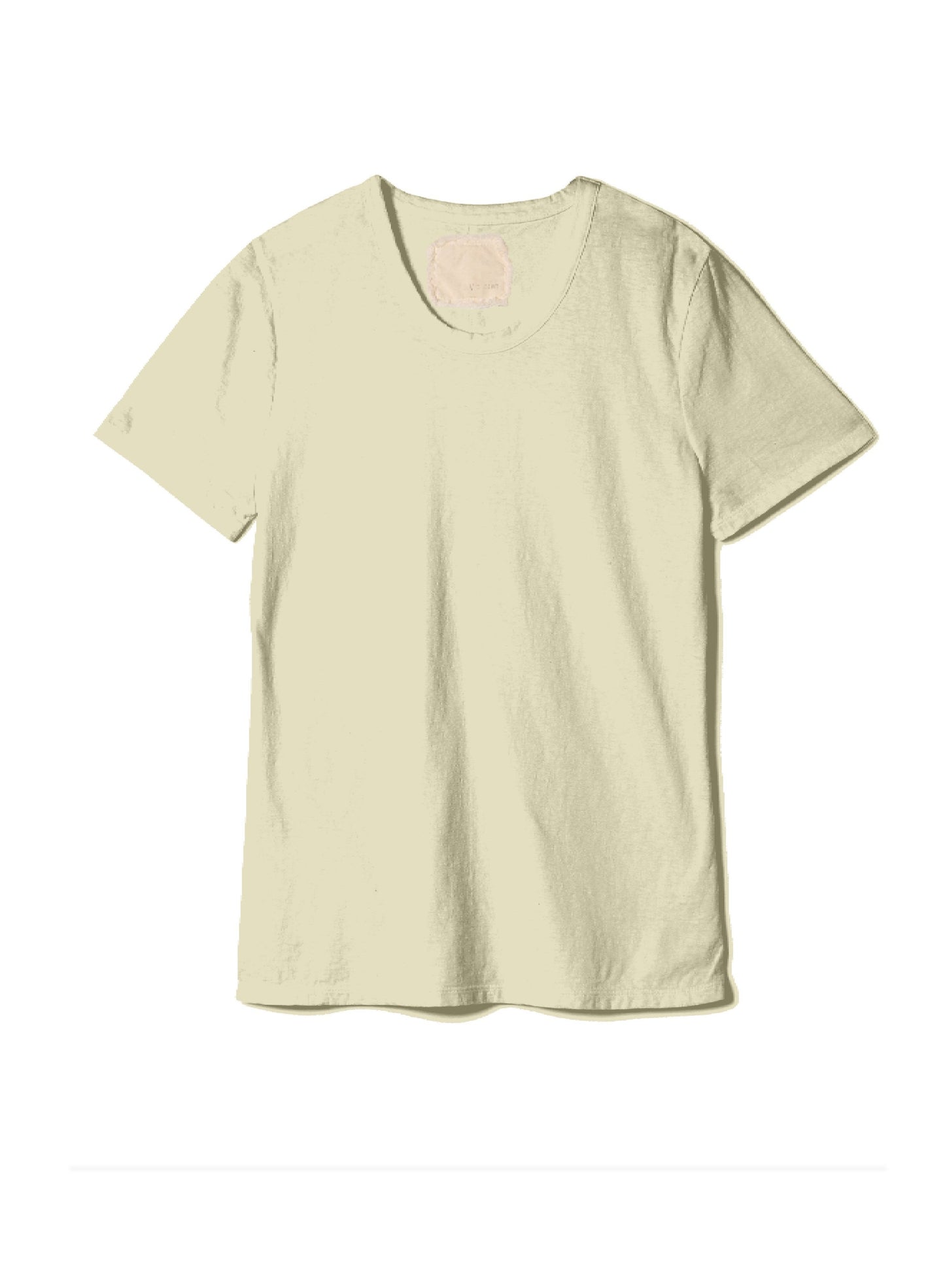 Hi-Soft 36Gage Jersey, SS Basic Crew Tee, #812-771, YELLOW BUTTER