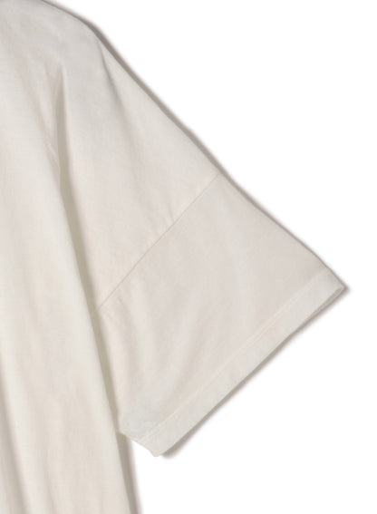 Hi-Soft 36Gage Jersey, SS Drop Shoulder Boat Neck Tee, ＃812-773, White