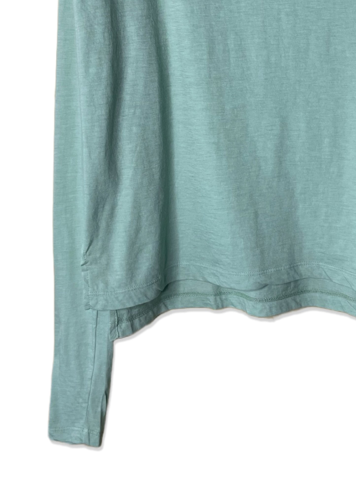Hi-Soft 36Gage Jersey, LS Drop Shoulder Boat Neck Tee, #812-774, SAGE