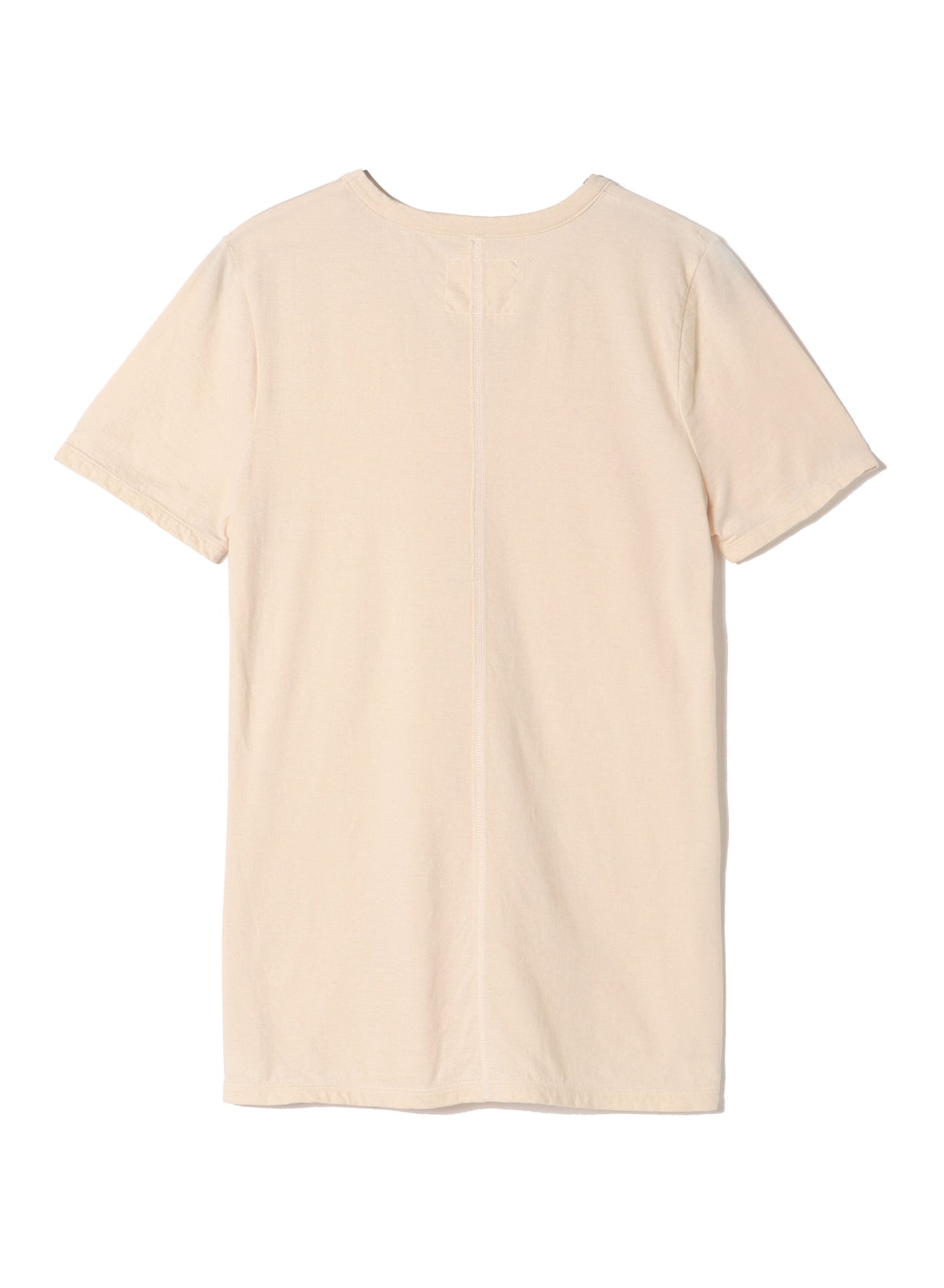 Cotton-Cashmere 28Gage Jersey, SS Basic Crew Tee, #812-775, Natural