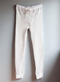 Waffle Rib Combo Tube, Jogger Leggings, #821-790, White
