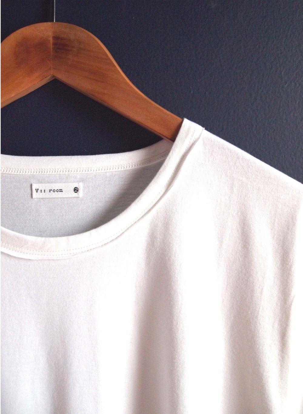 2pcs. Pack Tee / Hi Gaze Jz , #  821-794, WT/CHARCOAL